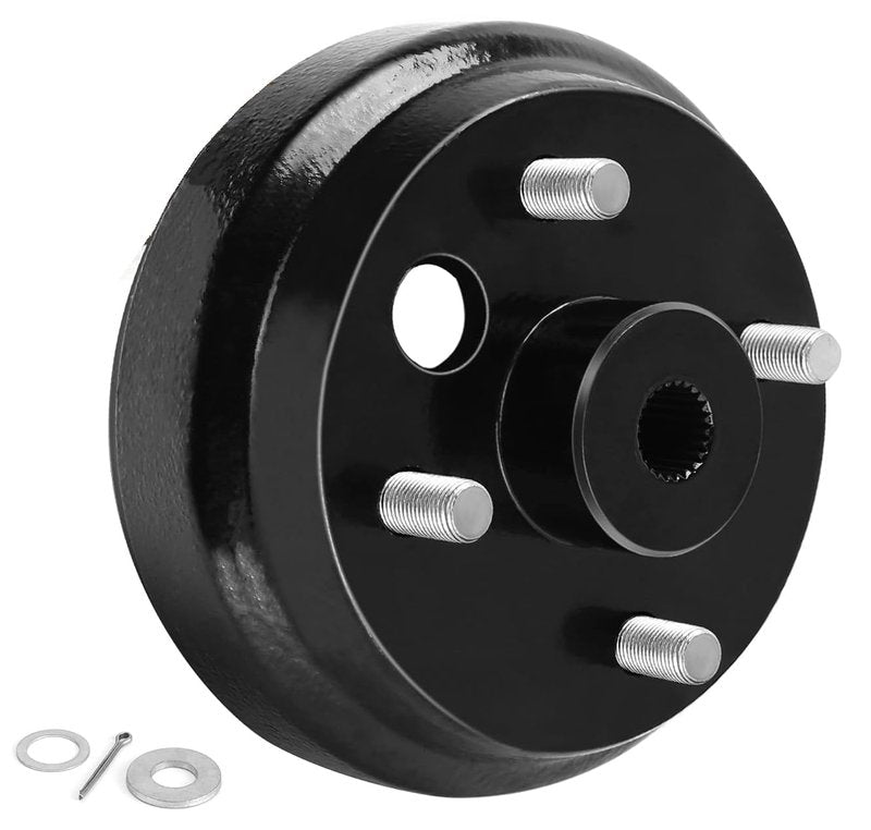 BeAcc Golf Cart Brake Drum/Hub Assembly (Electric) for EZGO TXT Golf Carts Replace# 19186G1