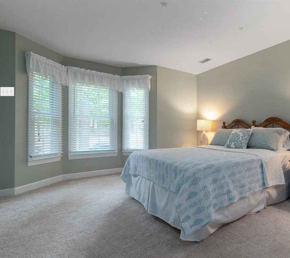 Toggle Light Switch Wall Plates 3-Gang Switch Electrical Cover Plate Unbreakable Thermoplastic Faceplate, White (6 Pack)