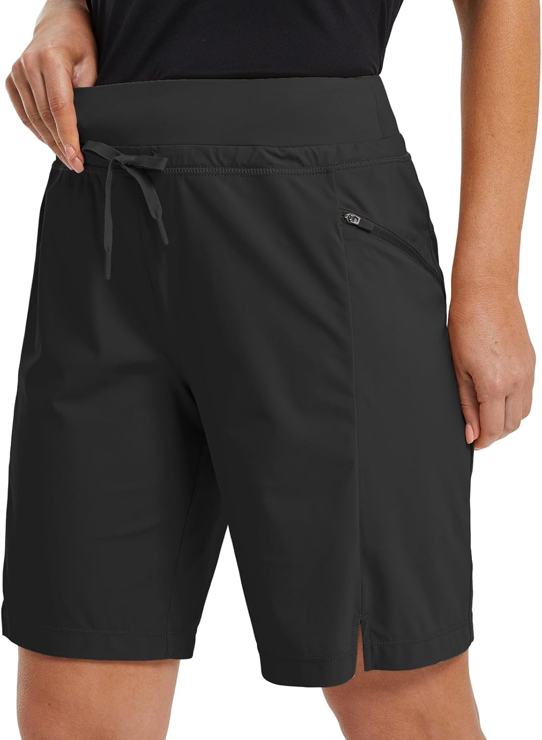 Baleaf Women's Hiking Shorts - Quick-Dry Bermuda Cargo for Curvy Figures | 9"/11" Lightweight with Pockets