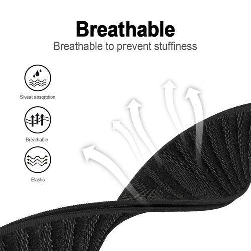 Nylon Bands Compatible with Whoop 4.0 for Women Men, Adjustable Sport Comfort Stretchy Elastic Braided Wristbands for Whoop 4.0 Wearable Health, with U Shapped Connector
