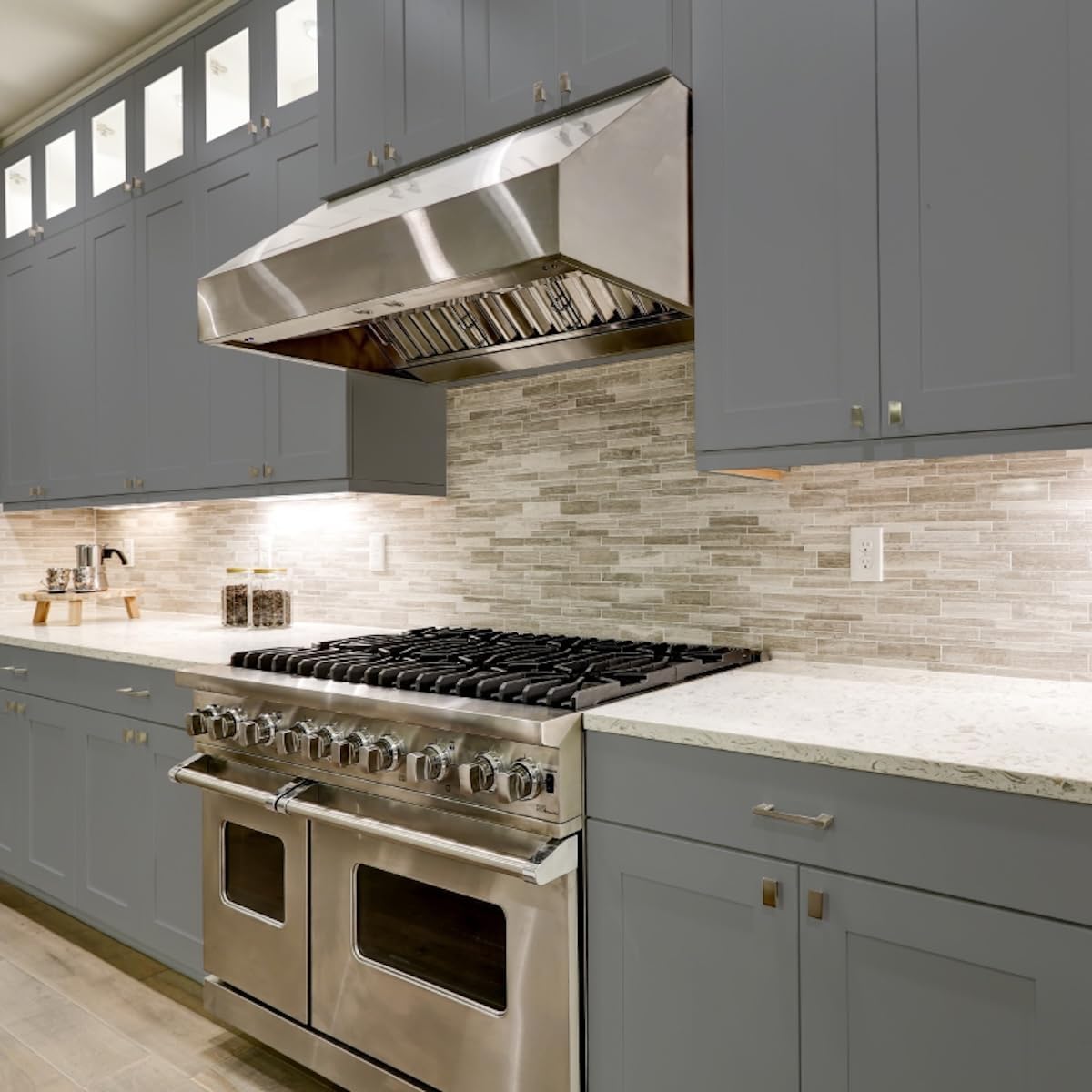 Oxford Blue Cabinet Makeover Kit - 7-Piece DIY Set for Regal Navy Finish