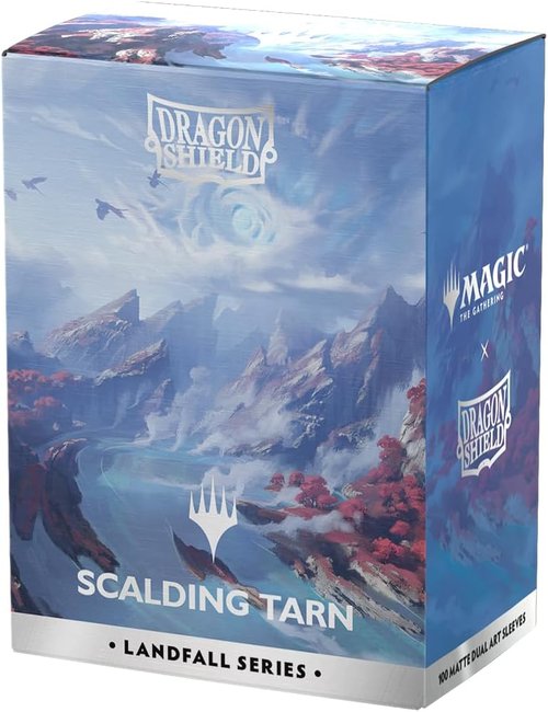 Dragon Shield | Matte Dual Art Sleeves | 100 CT - Smooth & Durable TCG Protection for MTG & More | Scalding Tarn