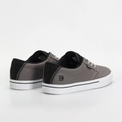 Etnies Jameson 2 Eco Sustainable Skate Style, Reinforced Cupsole, Cushioned Feel, Everyday Sneakers, Vegan - Dark Grey/Black/Red - 9.5