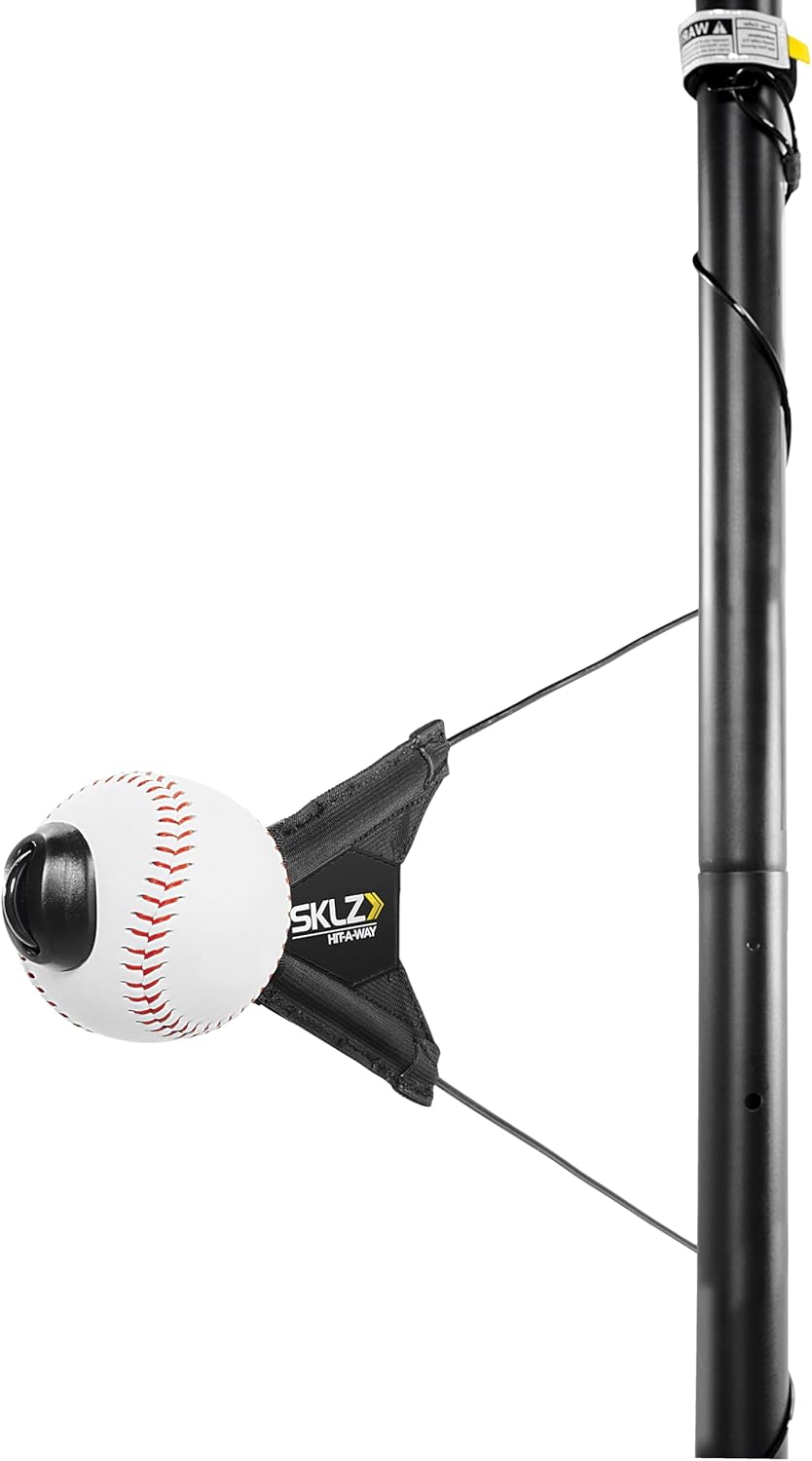 SKLZ Hit-A-Way Batting Trainer - Improve Baseball & Softball Swing Technique | Adjustable Design