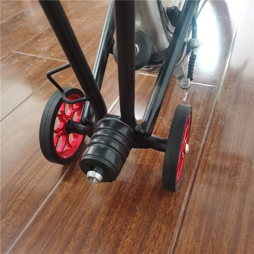 Large Easy Wheels for Brompton Folding Bike,easywheel diameter 80 mm (gold)
