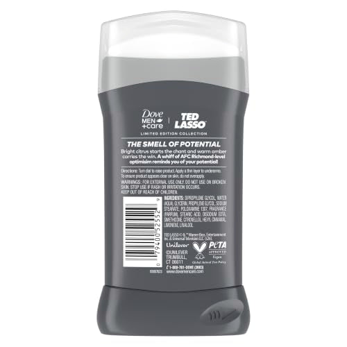 Dove Men+Care Deodorant Stick - Aluminum-Free 72H, 3 oz