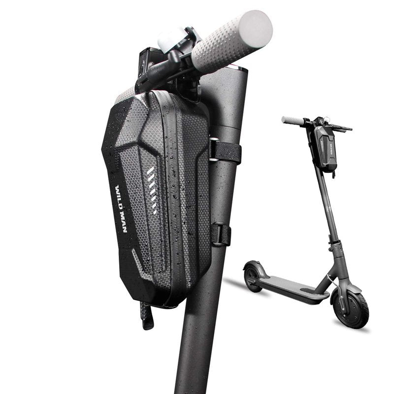 Scooter Storage Bag, Electric Scooter Handlebar Bag, Waterproof Durable EVA Scooters Front Hanging Bag for Mijia M365 Segway ES ES1/ES2/ES3/ES4 Fit for Wallet Glass Carrying Charger Tools Repair Tools