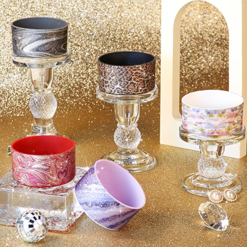 Glitter Silicone Protective Boot for Tumblers - Pink Blue Glitter