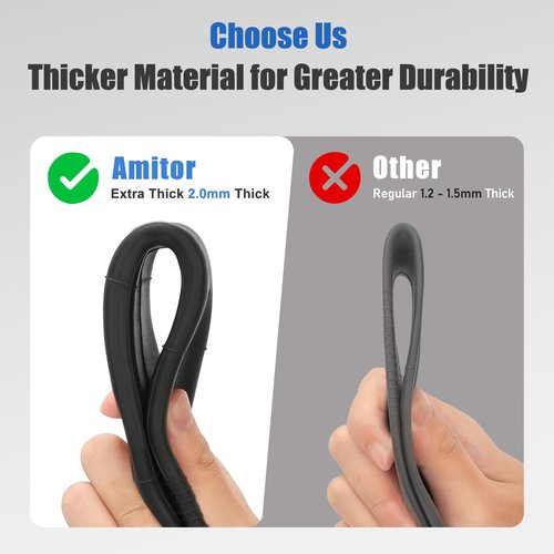 Amitor Scooter Tire Replacement, 10x2.125 Tire and Inner Tube Compatible with Ninebot by Segway Kickscooter F25/F30/F40/F65/D18W/D28U/D38U, Straight Valve Tube, Thickened Non-Slip Shockproof, 2 Set