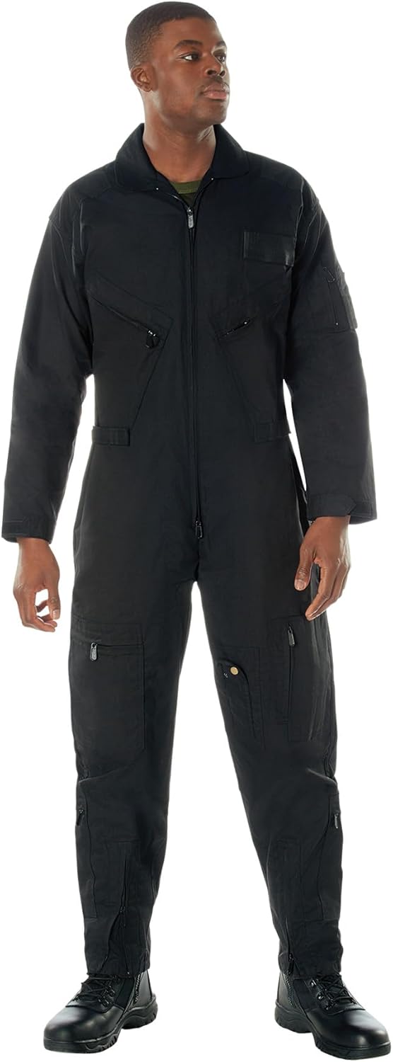 Rothco Flightsuit - Men's Pilot Coveralls for Costume & Cosplay | Durable Jumpsuit