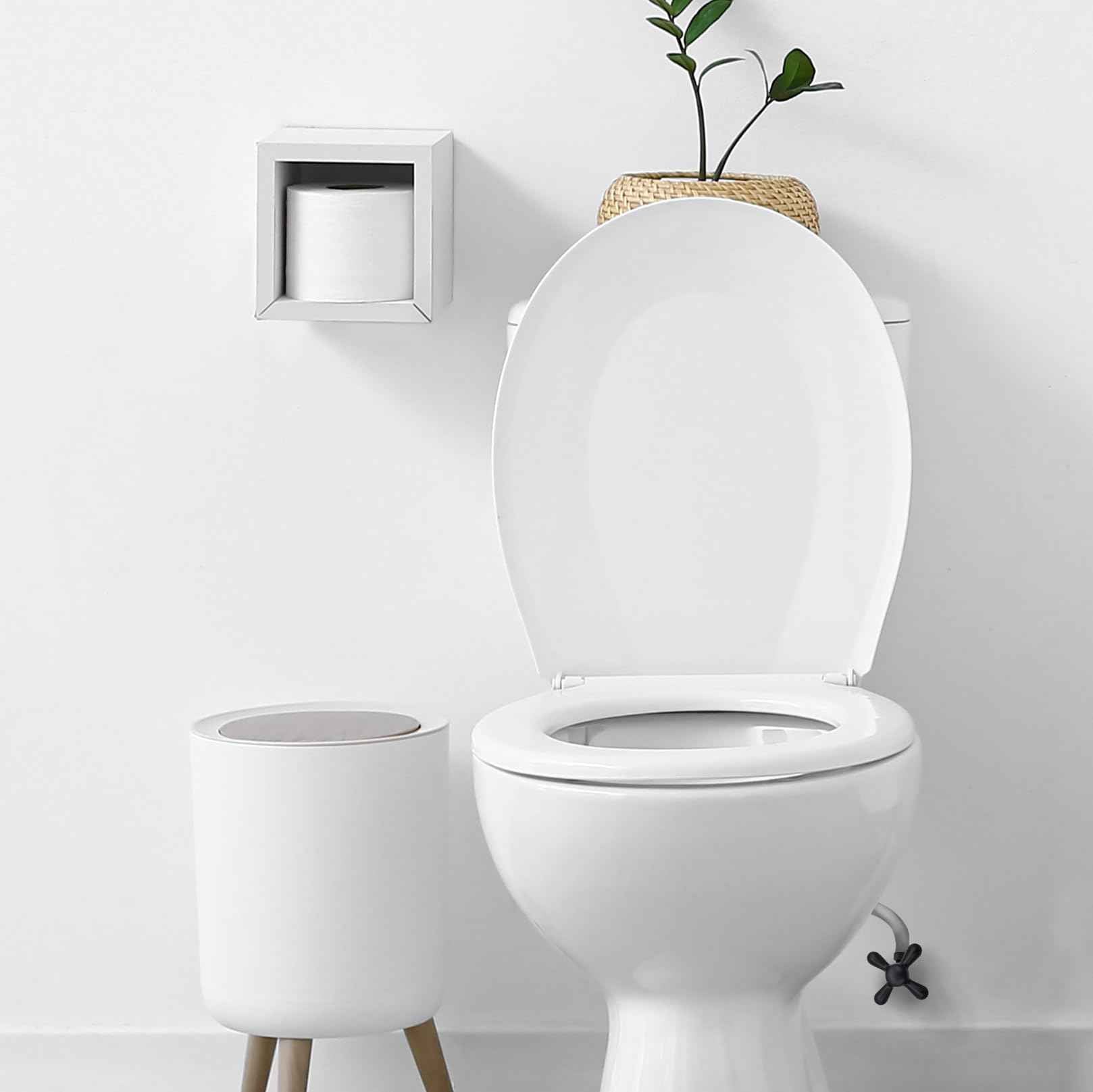 Westbrass D105BX-2-62 1/4-Turn Cross Handle Angle Stop Shut Off Valve, 5/8" OD x 3/8" OD, Matte Black (2-Pack)