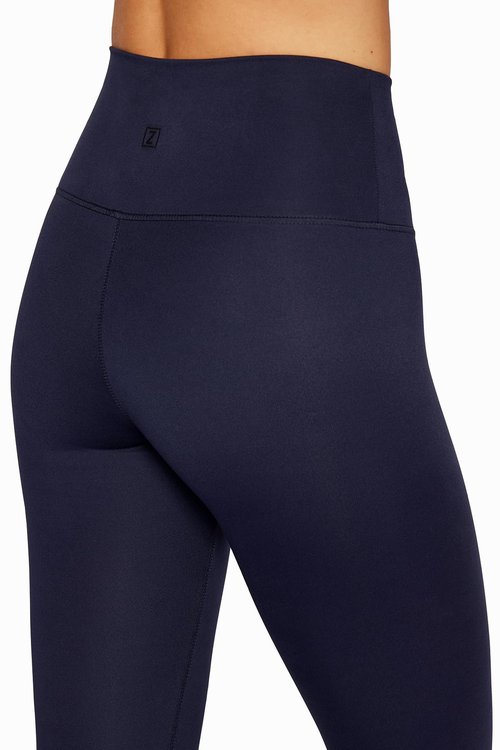 Zobha Women's Easy Contender Delux High Waist Ankle Legging, Peacoat, Large
