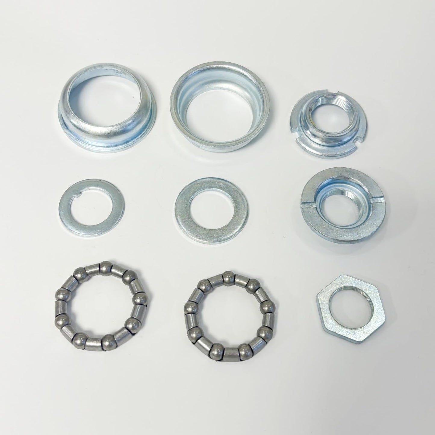 XYAUTO 2” Cup Bike Bottom Wide Pedal Crank Kit 44T Sprocket 165mm Crank Arm, One-Piece Bicycle Crank Kit for Bicycle/Motorized Bicycle (Silver)