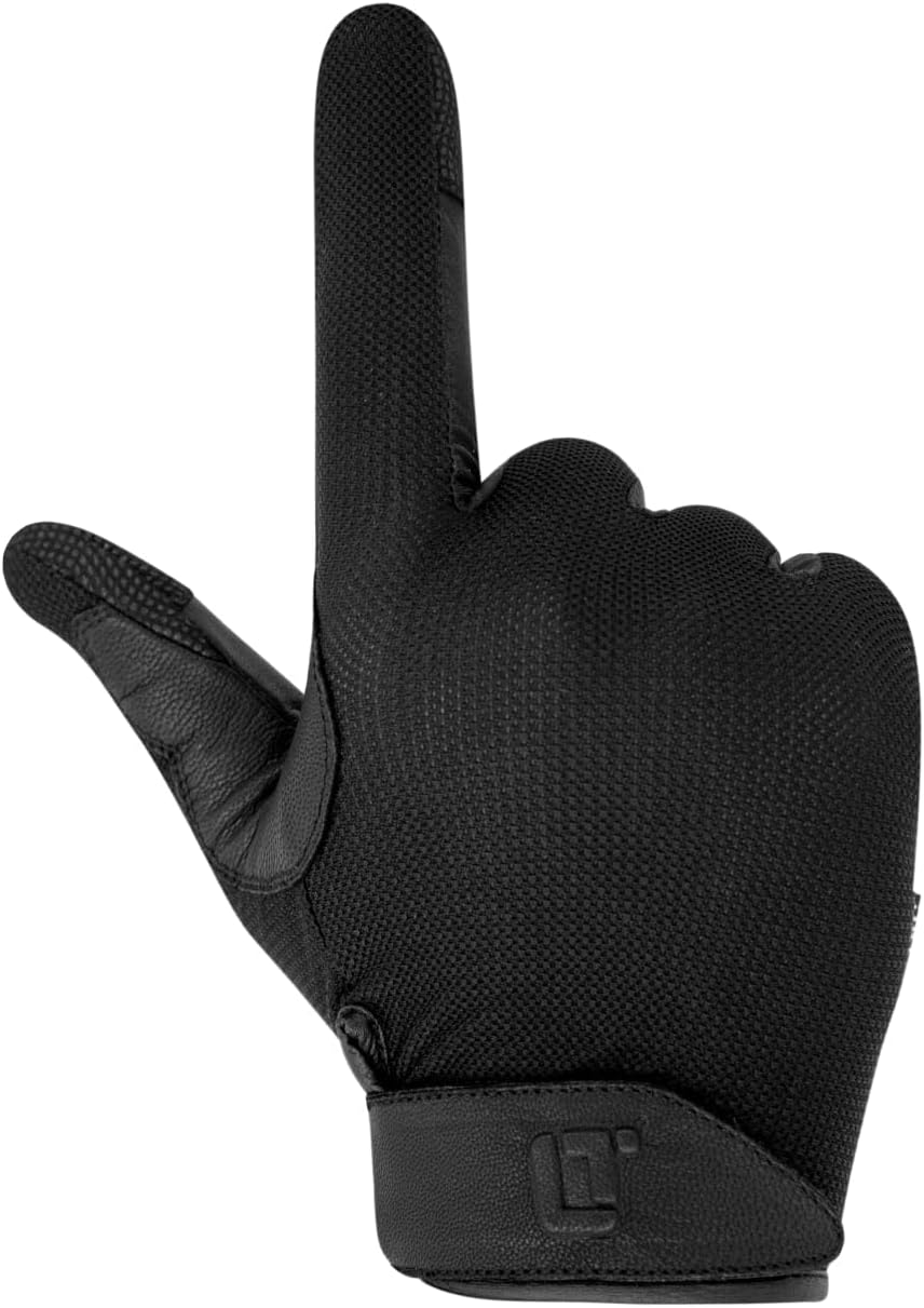Regine Switzerland Tactical Duty Patrol Gloves - Lightweight Touch Screen, Breathable Mesh & Goat Skin Leather