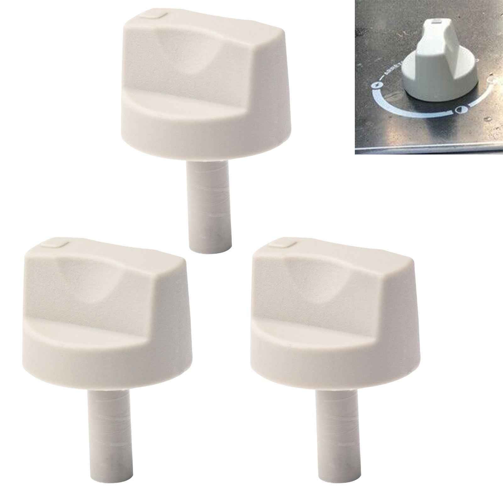 3-Pack 78960 Grill Replacement Control Knob (Stem Length 1-3/8") Compatible with Spirit 500 & 700 Genesis 1000-5500, Replaces 164670, 303614