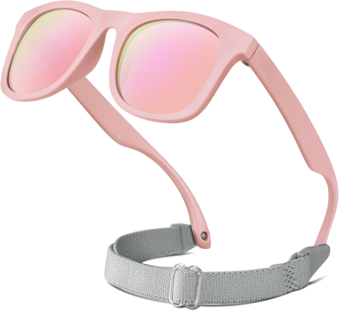 RIVBOS Baby Sunglasses - UV400 Polarized Protection for Toddlers & Infants (0-24 Months)