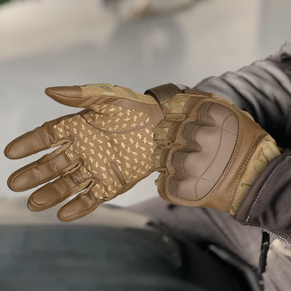 WTACTFUL Tactical Gloves - Touchscreen Rubber Guard for Men | Ideal for Airsoft, Motorcycle & Hunting