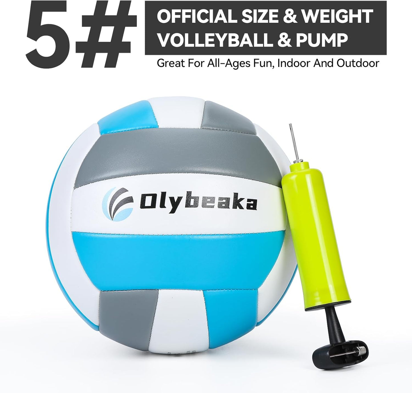Skiennix Volleyball Rebounder Net - 6-Angle Adjustable 7x4ft High-Stability Training Equipment for Bumping & Spiking