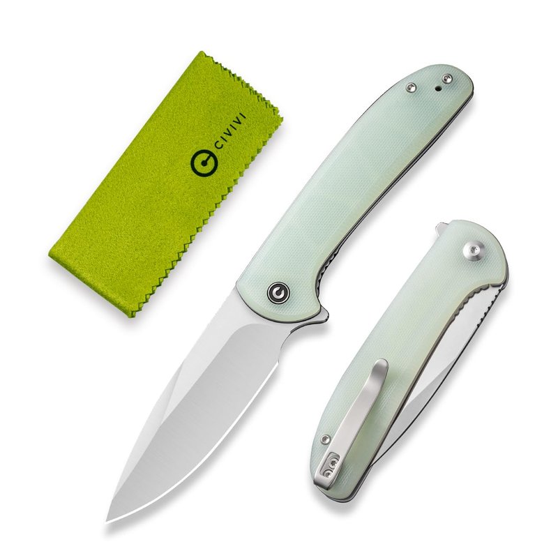 CIVIVI Primitrox Folding Knife for EDC, Flipper Pocket Knife with 3.48" Nitro-V Blade G10 Handle for Everyday Carry C23005A-1