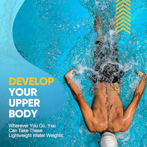 Water Weights Dumbbells for Swimming Exercise - Dark Blue