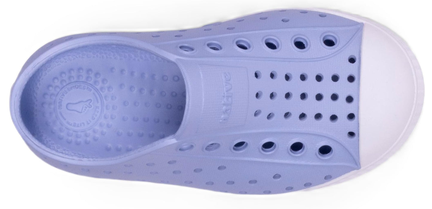 Native Shoes Unisex-Kids Jefferson Sneakers, Future Purple/Shell White, 10 Toddler