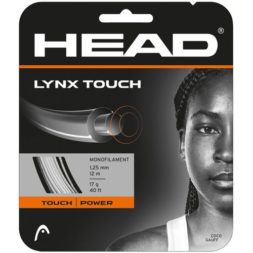 HEAD Lynx Touch (17-1.25mm) String Set, Transparent Black