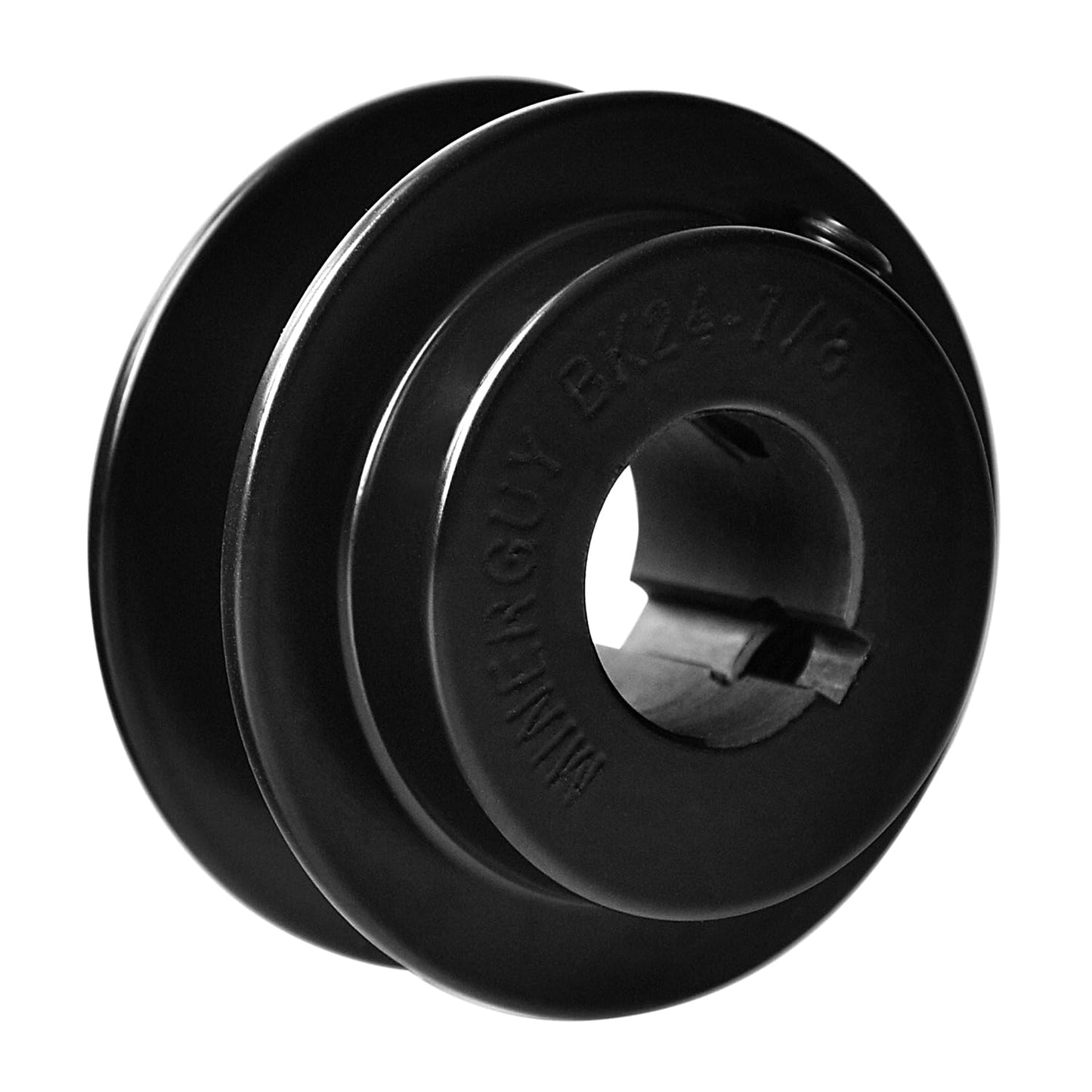 MINERGUY BK2478 Pulley/Sheave, Cast Iron 2.5" OD, Single Groove Pulley V Style B Belt 5L for 7/8" Keyed Shaft