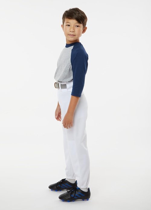 Alleson Athletic Boys Baseball Pants - Classic Fit with Elastic Bottom, Durable Fabric & Secure Waistband