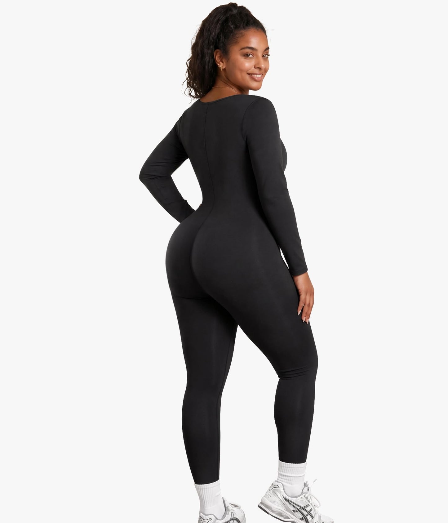 Junlan Full Body Sauna Suit for Women Waist Trainers for Women Belly Fat