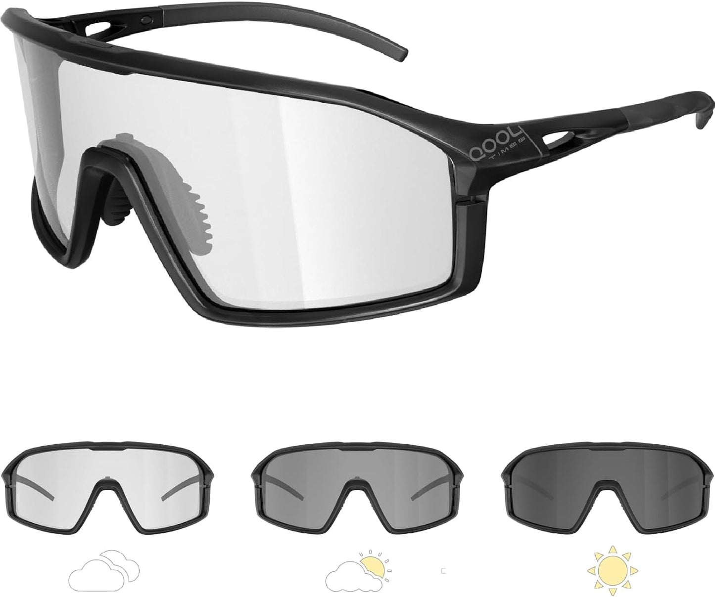 Polarized Cycling Sunglasses - UV Protection for Outdoor Sports | Ideal for Golf, Running & MTB