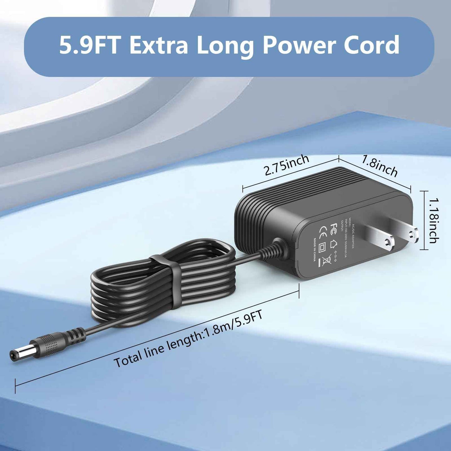 26V Charger for Cordless Vacuum Cleaner Replacement for Tikom V500, Suirviz U8 Cordless Stick Vacuum Cleaner Charger Adapter