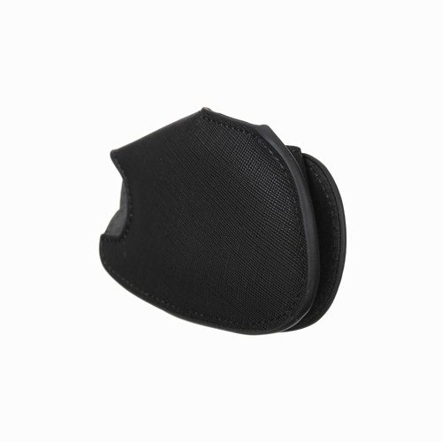 Golf Iron Covers Saffiano Leather Magnetic Club Headcover Black 1pc