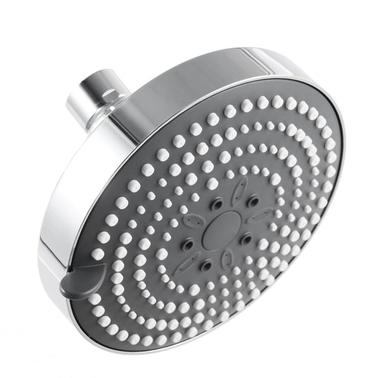 OFFO Shower Head, High Pressure Shower Head with 6 Mode, Fixed Showerheads for Strong Water Flow & Relaxing Shower Experience, Chrome