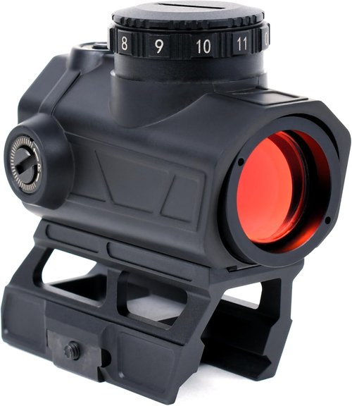 AT3 Tactical Red Dot Sight - 2 MOA with Shake Awake Feature & Absolute Lower 1/3 Cowitness Mounts