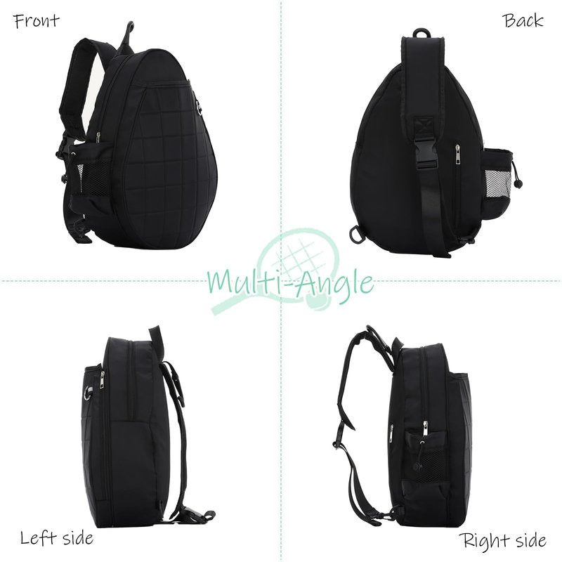 KUANG! Tennis Bag for Women Men Quilted Tennis Crossbody Backpack Sports Racket Bag Suitable for Pickleball Tennis Badminton