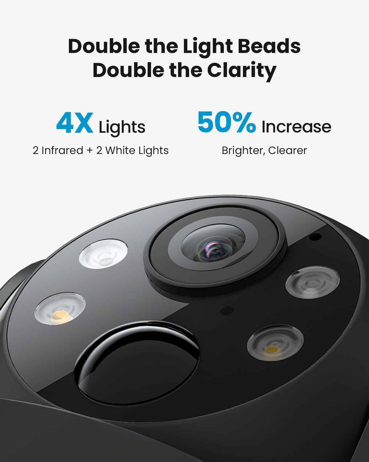 2K Solar Wireless Security Camera - Outdoor Battery-Powered Surveillance with 360° PTZ, Color Night Vision & 2-Way Audio