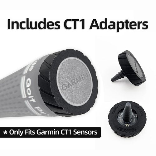 ARYZE 14 Pack Golf Sensor Covers – Includes CT1 Adapters – Compatible with Garmin Approach CT1 Sensors – Secure Fit, Durable Protection (Black, Standard)