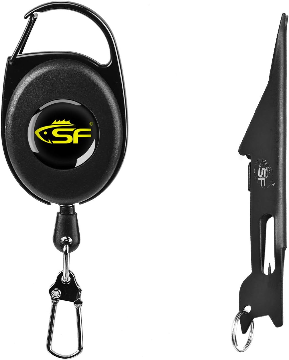 SF 3-In-1 Fly Fishing Nipper - Versatile Line Cutter & Knot Tying Tool | Black