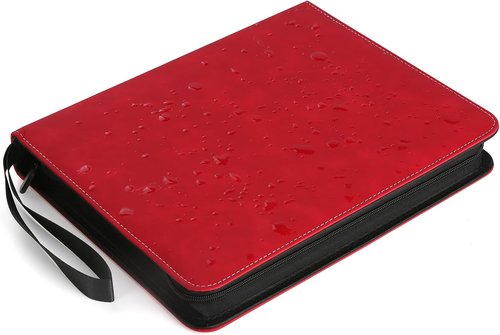 GERMUN 720 Card Binder - Premium 9 Pocket Trading Card Album for MTG, TCG & Sports Cards (Red)