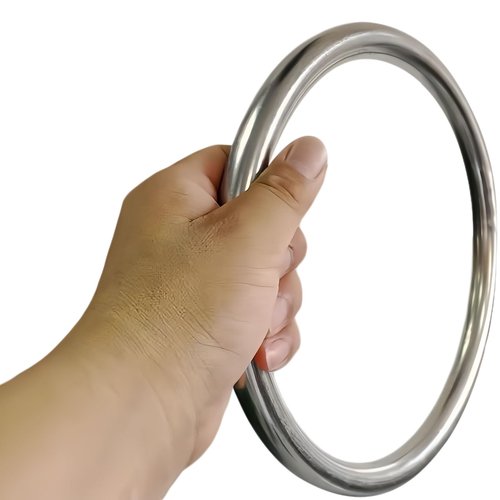 Wing Chun Stainless Steel Ring for Martial Arts Training, Durable and Rust-Resistant, Ideal for Kung Fu, Fitness, and Strength Conditioning