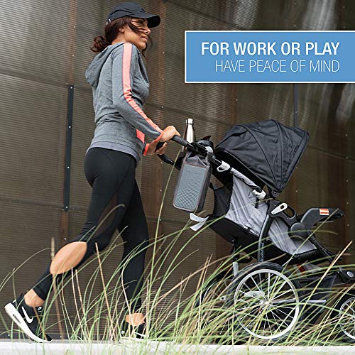 Lewis N. Clark Safebox Portable Safe with Anti Theft Combination Lock and Slash Resistant Material to Protect Wallet, iPhone and Valuables at the Beach, Pool, Camping + Hotel, Small