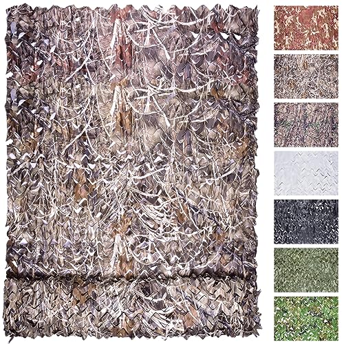 Camo Netting Camouflage Net - Dry Grass 4.9ft x 6.5ft