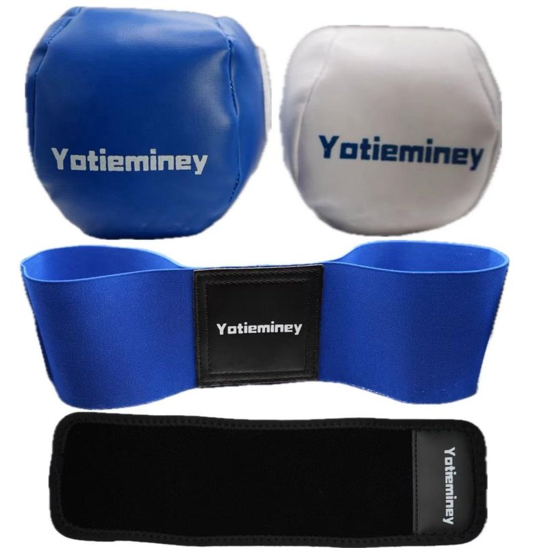 Yotieminey Golf Swing Trainer Aid Set with aoft Texture for Mastering Rhythm, Timing, and Consistency, Golf Wrist Strap with Training Ball
