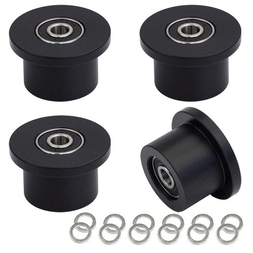 Total Gym 1700 Club Wheels/Rollers Qty for 4 Models 1000 1100, 1400, 1500, 1600, 1700, 1800, 1900, Achiever, Force, Gold, Max, Platinum, Platinum Plus, Pro, Supra, Supreme, Ultima, Ultra, XLI