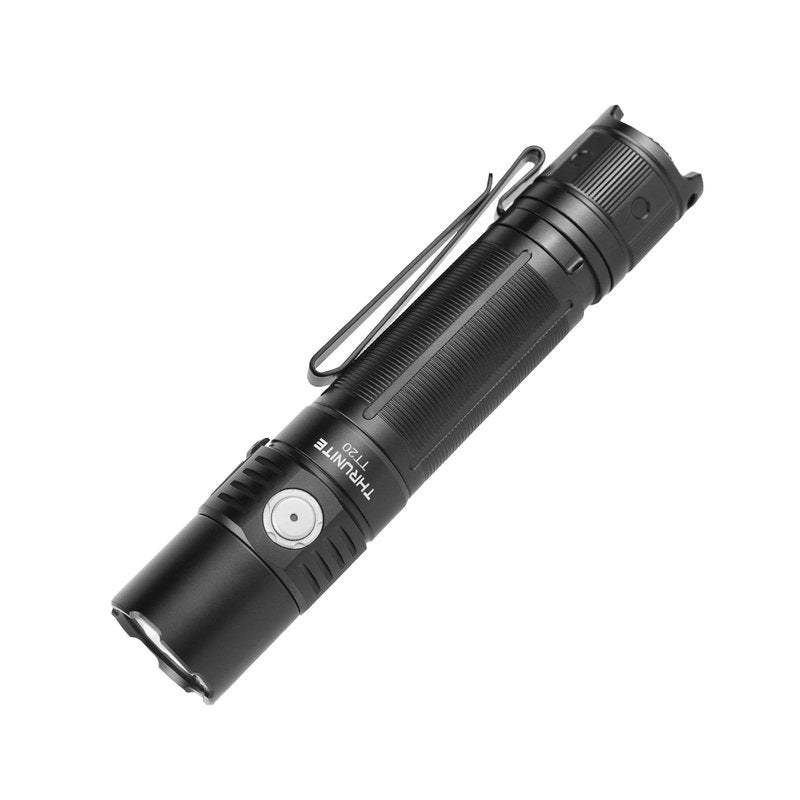 ThruNite TT20 Tactical Flashlight High 2010 Lumens, Super Bright USB-C Rechargeable LED Flashlight, 305M Long Throw Handheld EDC Flashlight with 6 Modes & Dual Switch for Hunting Camping Emergency