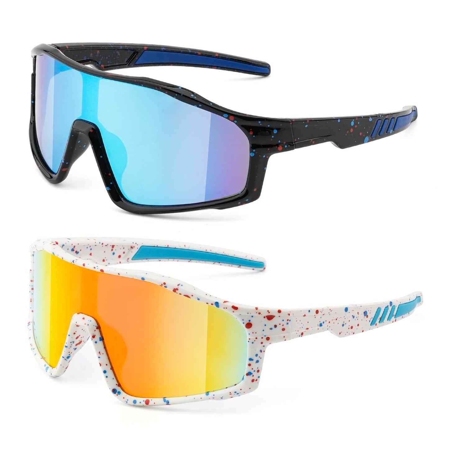 EYEBUDDY Kids Sunglasses Youth Baseball Sun Glasses Boys Girls Softball Sports UV400 Protection Goggles Age 6-12
