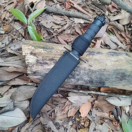 12" Fixed Blade Hunting Knife - Super Sharp Survival Knife B