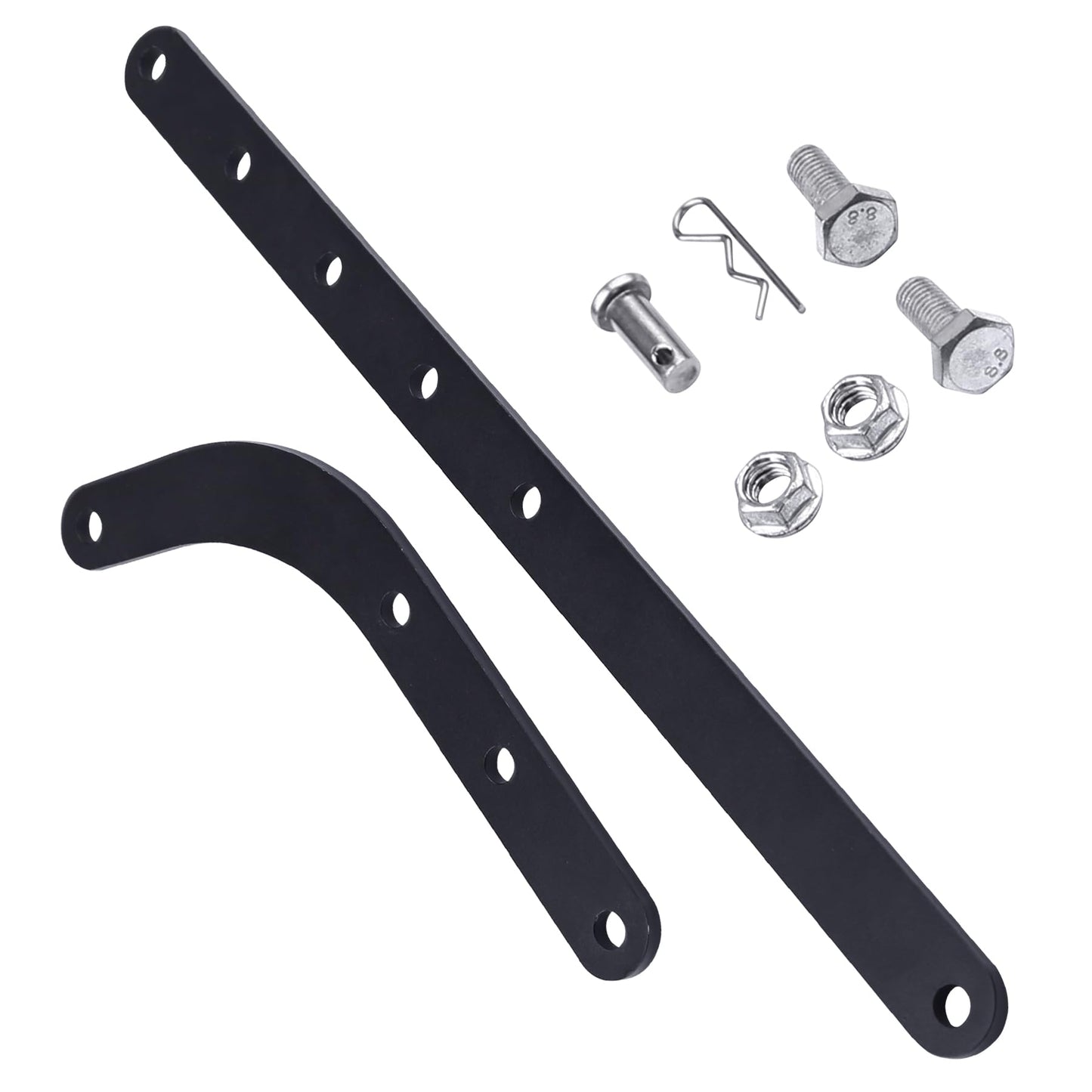 Garage Door Curved Opener Bracket Arm, Garage Door Opener Connector, Compatible with Most Garage Doors, Black (Black)