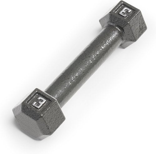 Marcy Cast Iron Hex Dumbbells - Individual Weights from 3-lb to 100-lb for Home Workouts