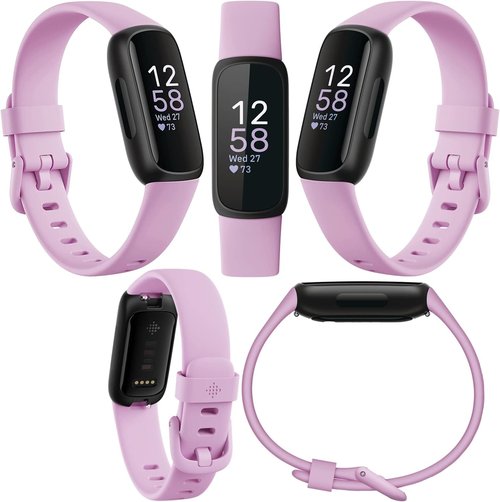 Fitbit Inspire 3 Activity Tracker - Lilac Bliss | Heart Rate, Sleep Tracking & Workout Intensity